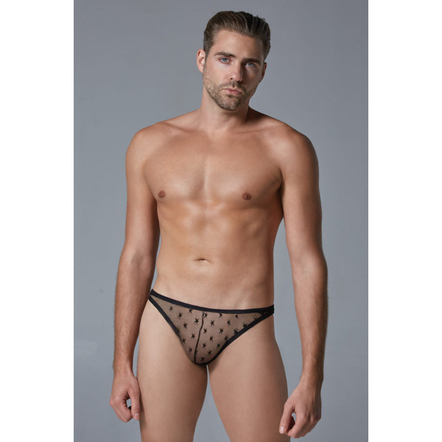 Luca Star Men's Sheer Thong - DealByEthan.gay