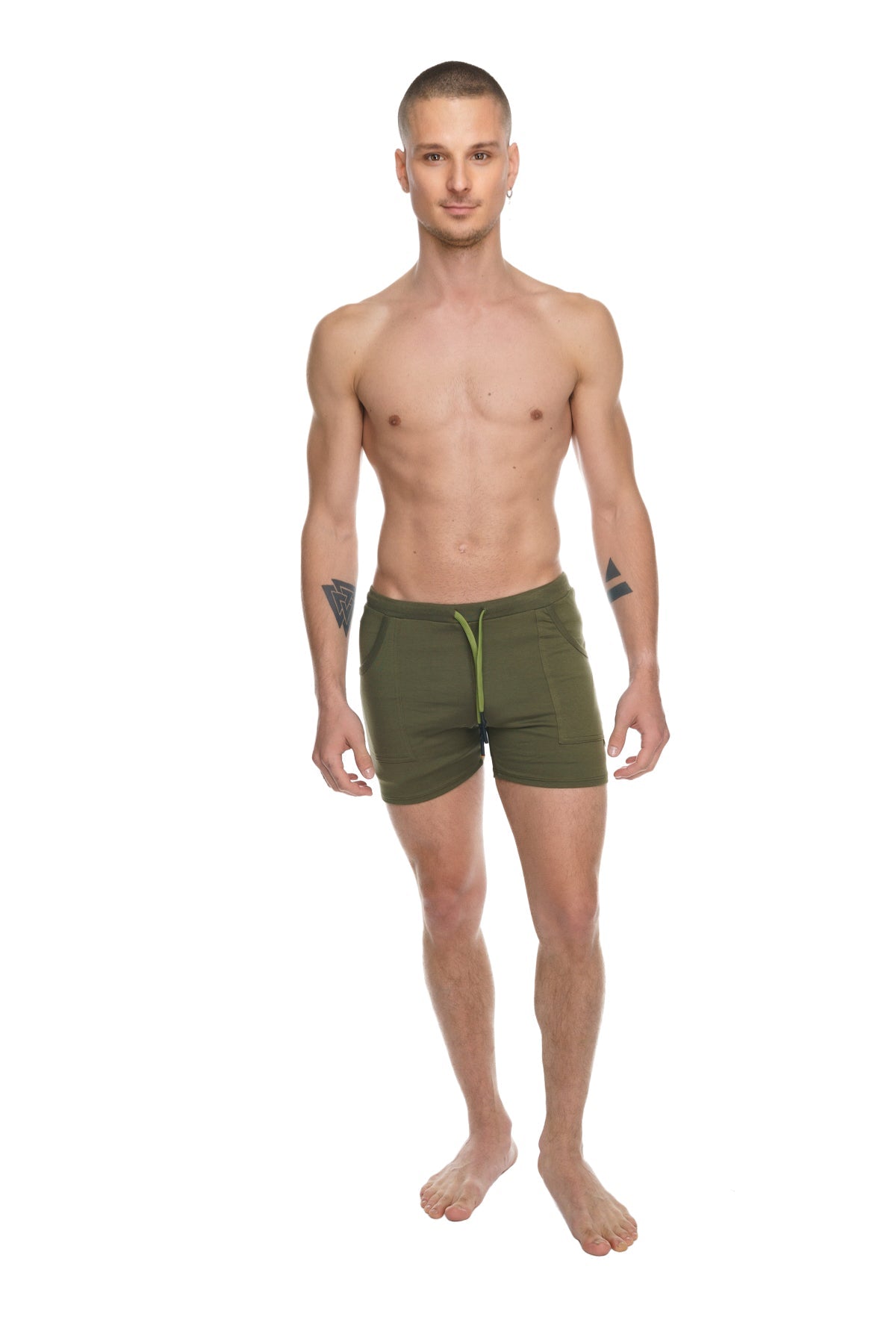 Transition Yoga Short (Army Green)