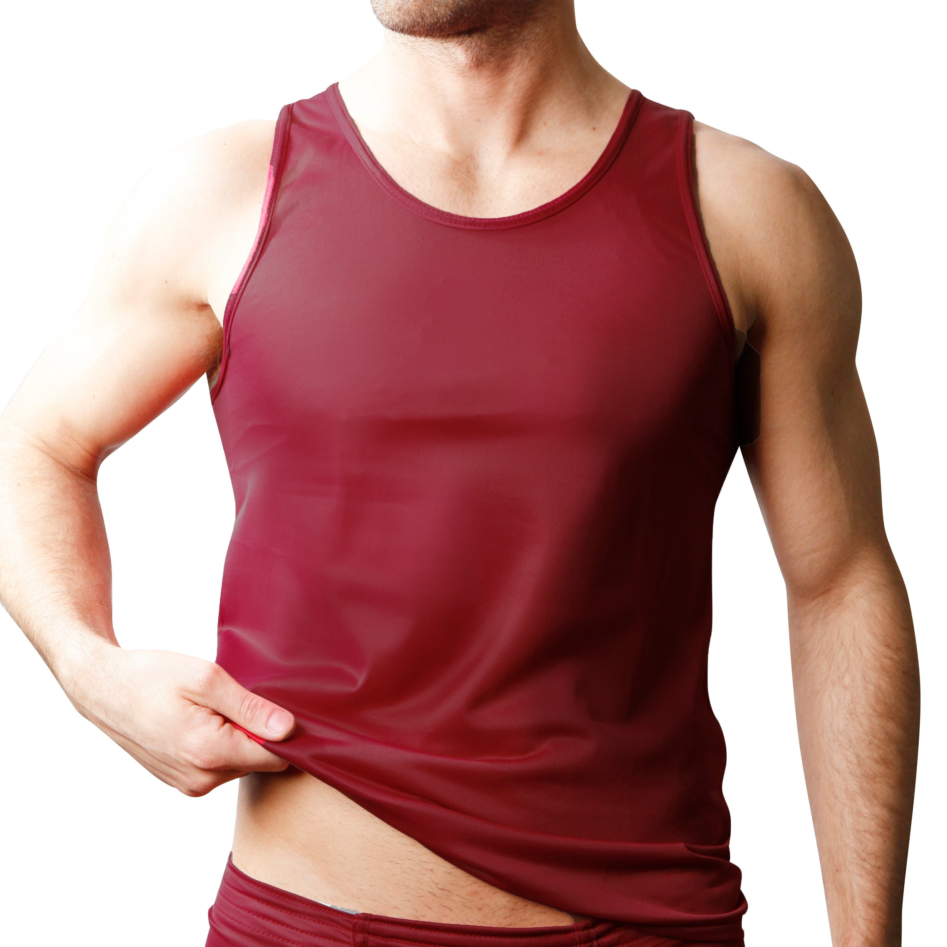 Nylon Tricot Tank Top - DealByEthan.gay