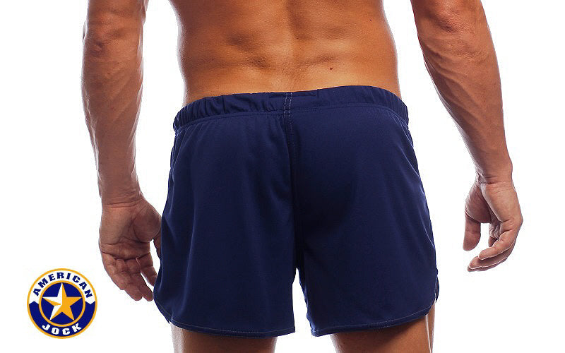 A J 11" Workout Short w/Built-In Jockstrap - DealByEthan.gay