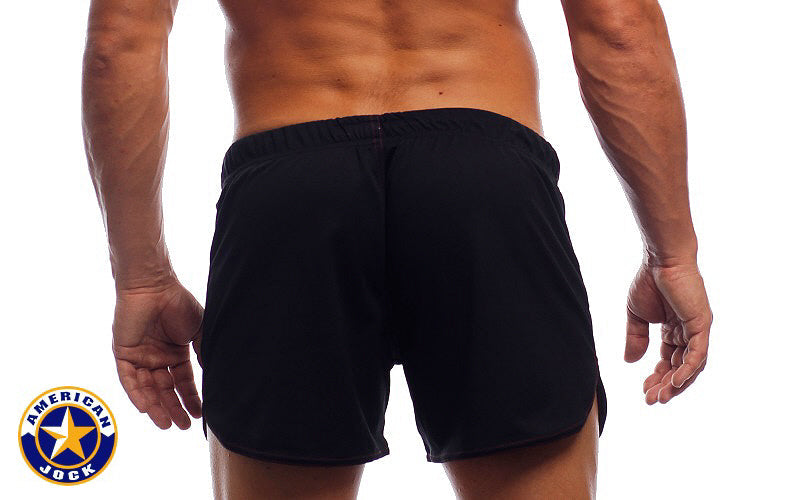 A J 11" Workout Short w/Built-In Jockstrap - DealByEthan.gay