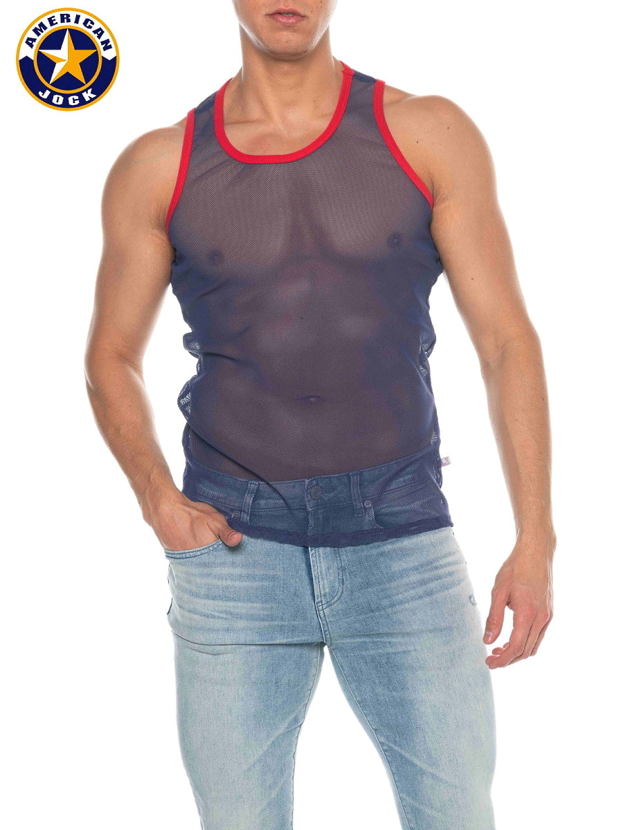 A J Phys Ed Mesh Tank Top - DealByEthan.gay