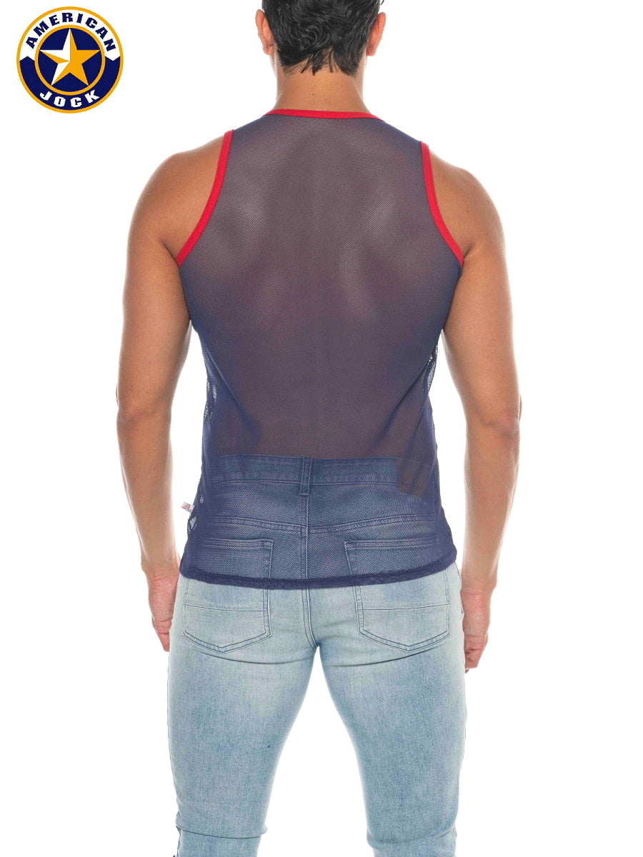 A J Phys Ed Mesh Tank Top - DealByEthan.gay