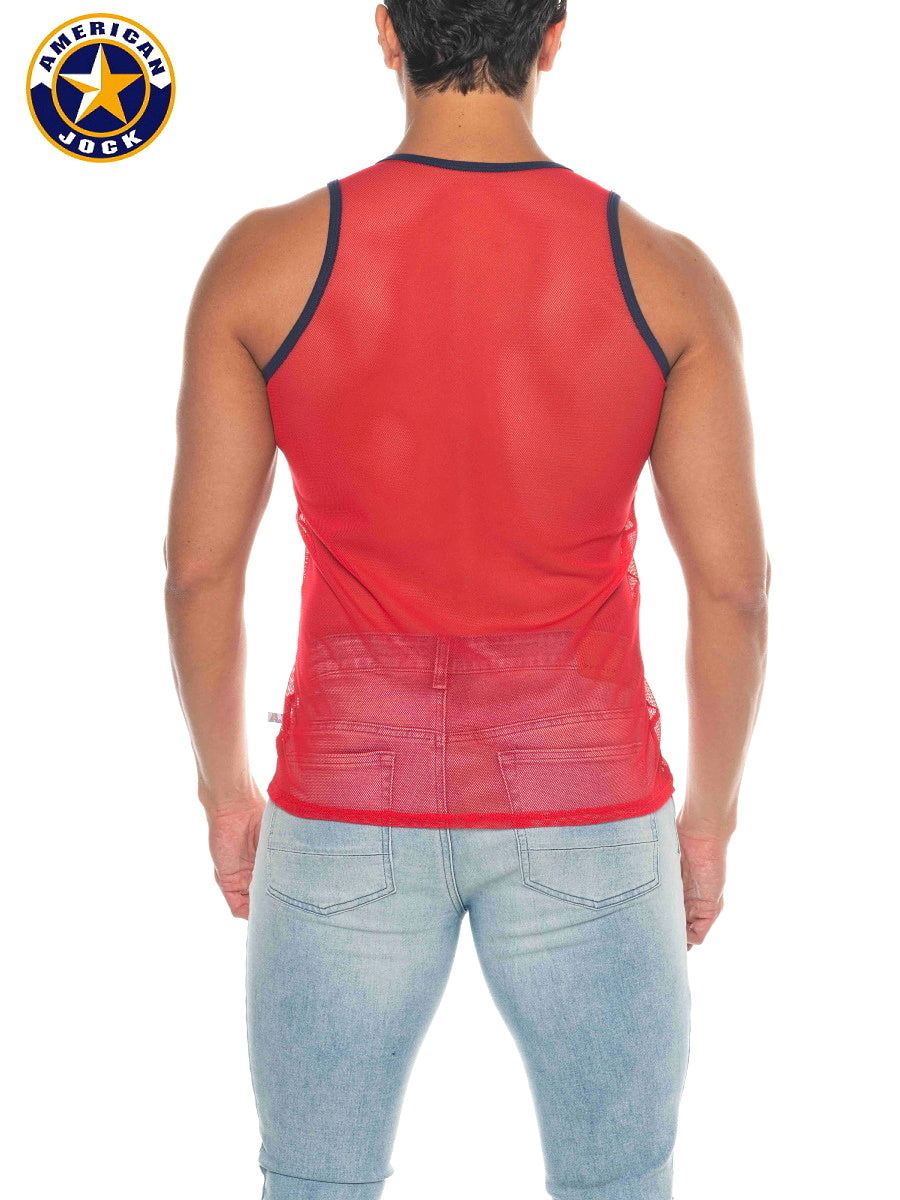 A J Phys Ed Mesh Tank Top - DealByEthan.gay