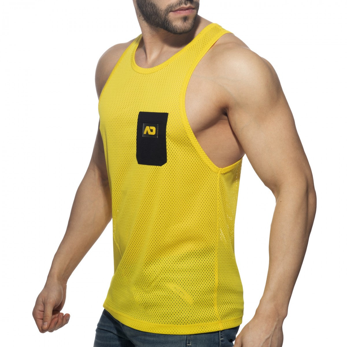 POCKET CONTRAST TANK TOP