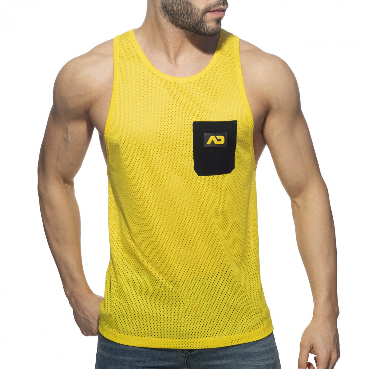 POCKET CONTRAST TANK TOP