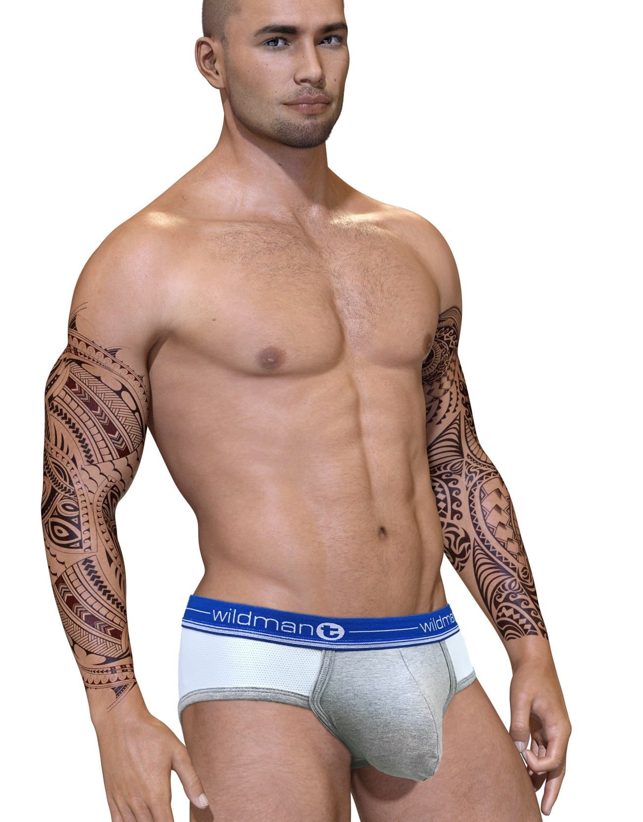 Duo Big Boy Pouch Brief Blue - DealByEthan.gay