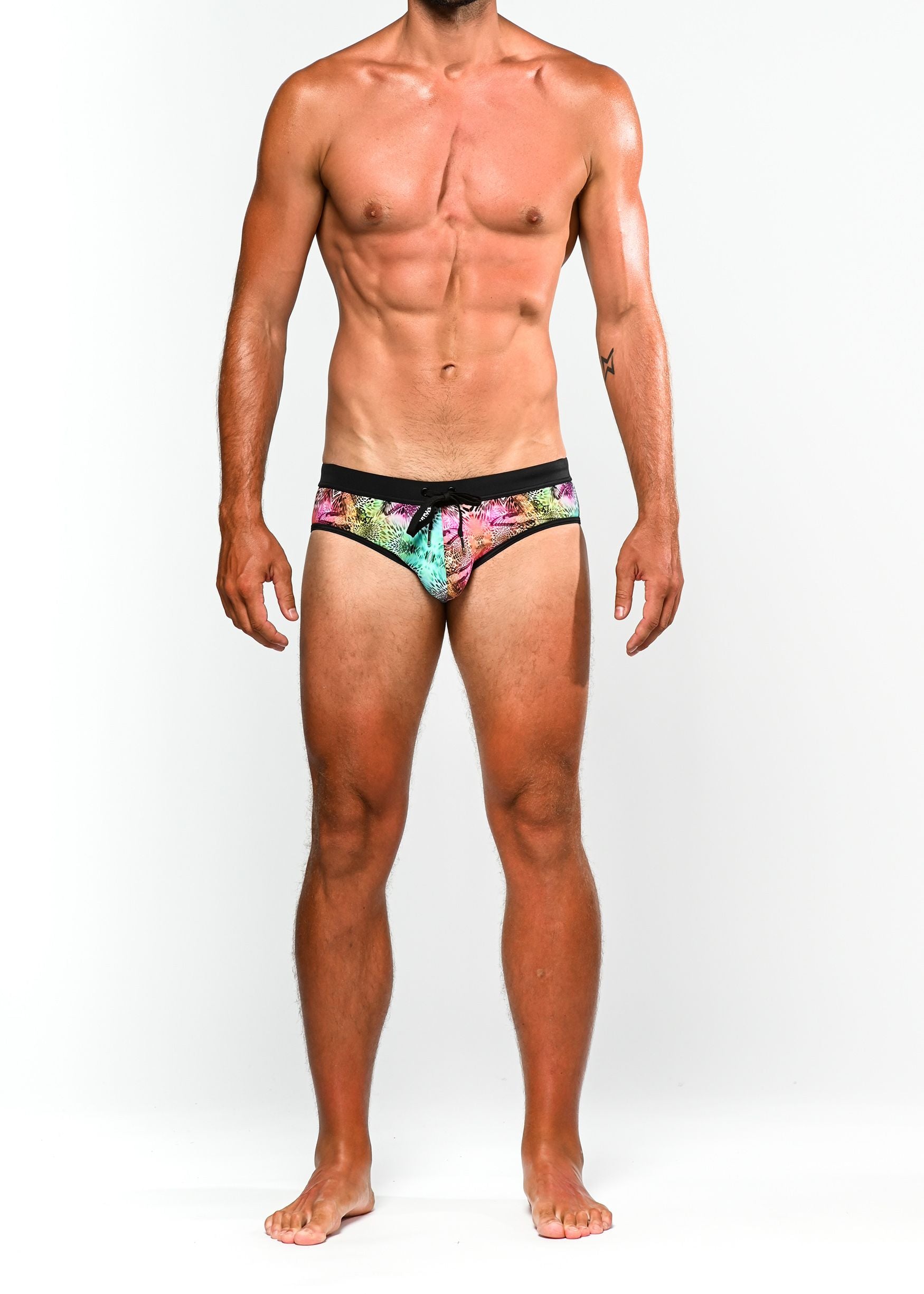 BUTTERFLIES JUNGLE FREESTYLE SWIM BRIEF - DealByEthan.gay loves ST33LE