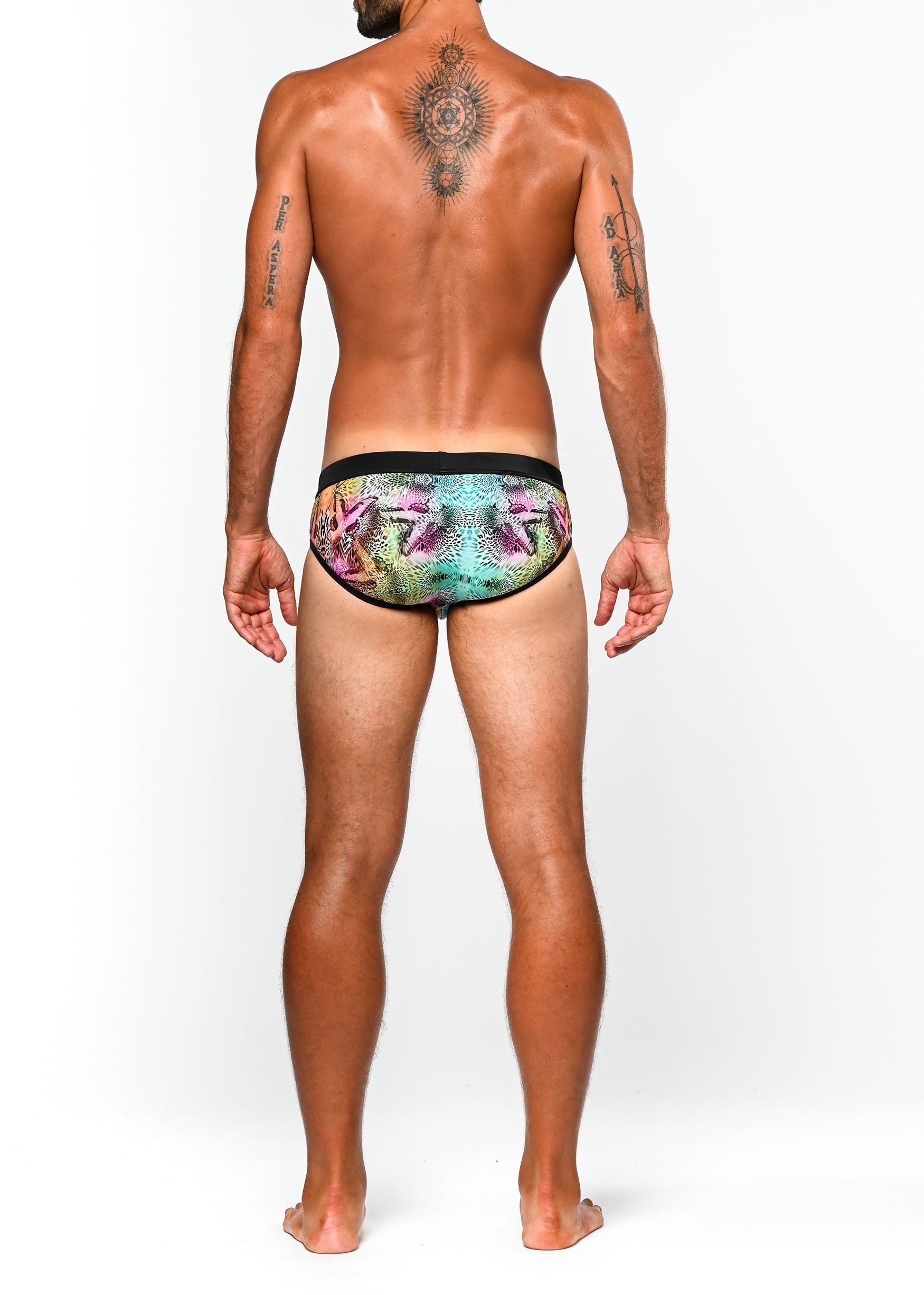 BUTTERFLIES JUNGLE FREESTYLE SWIM BRIEF - DealByEthan.gay loves ST33LE