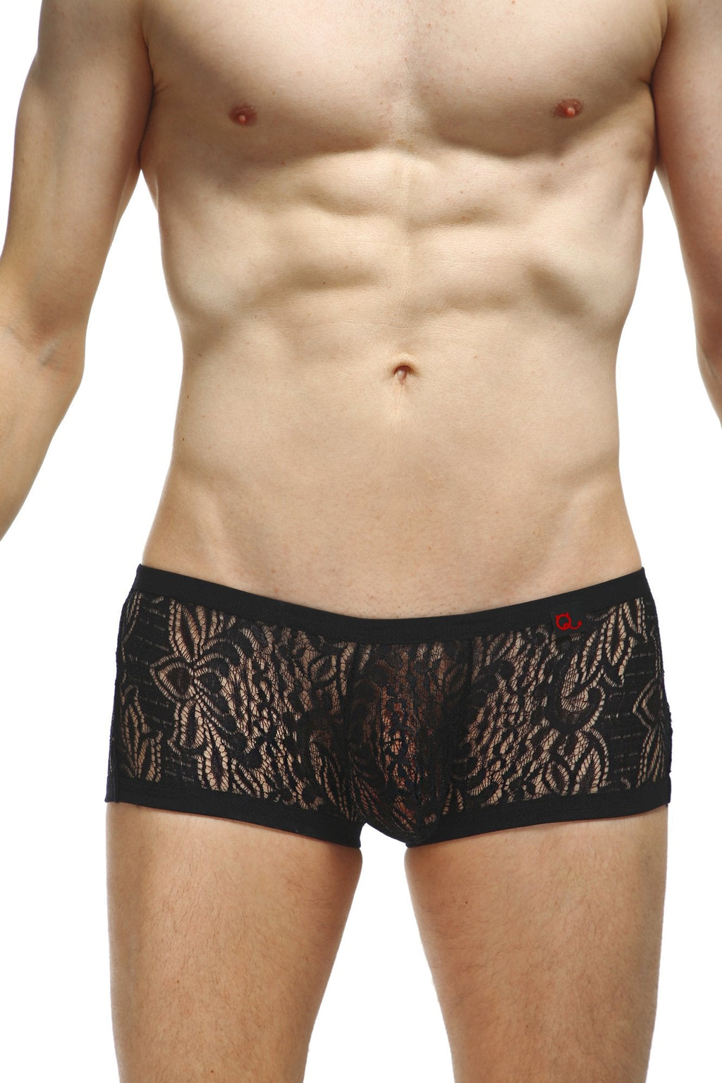 Boxer Plouhac Lace Black - DealByEthan.gay loves PetitQ