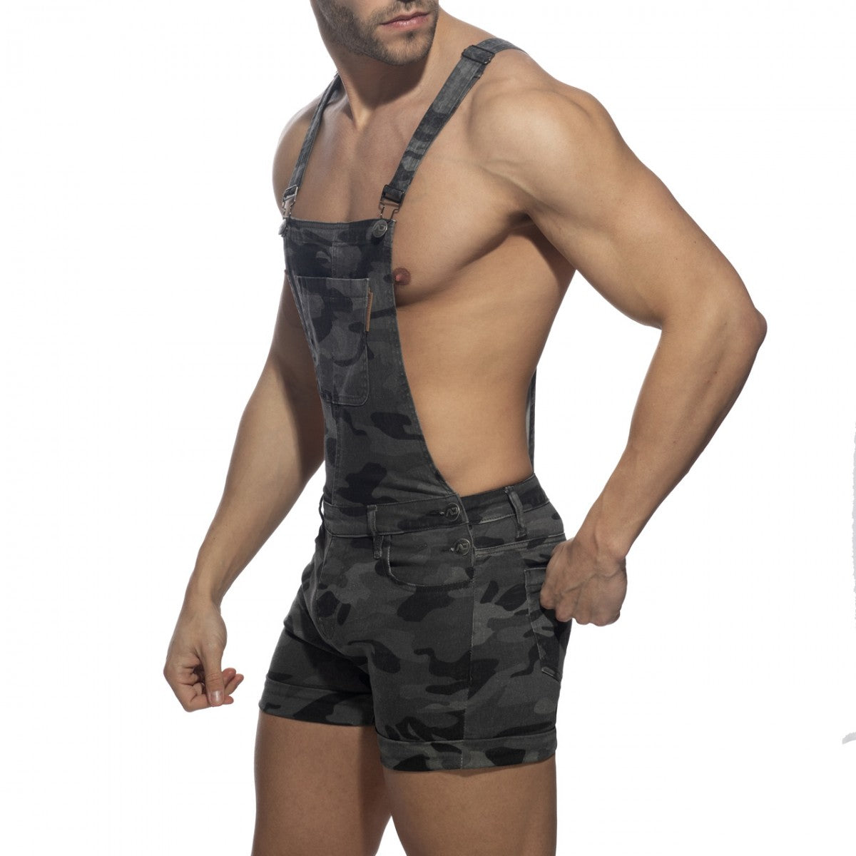 CAMO JEANS OVERALLS - DealByEthan.gay loves Addicted