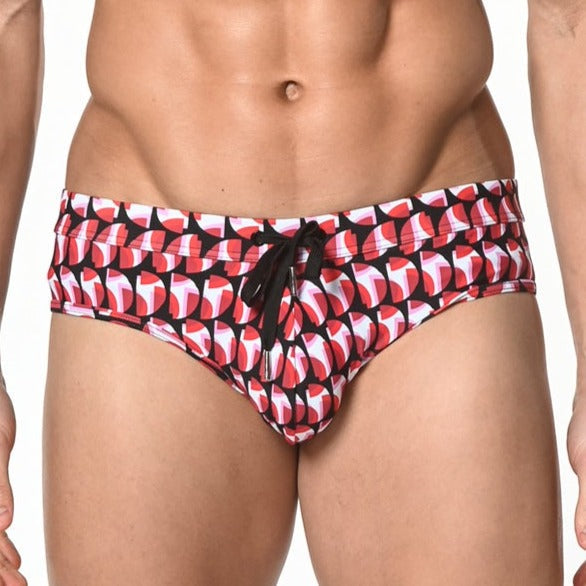 CIRCLE SLICE FREESTYLE SWIM BRIEF - DealByEthan.gay loves ST33LE