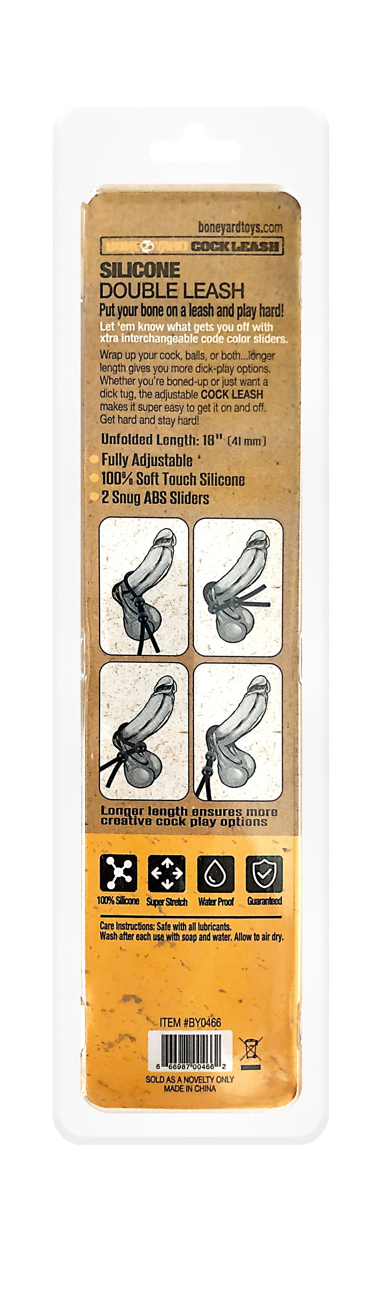 COCK LEASH DOUBLE - DealByEthan.gay loves Bone Yard