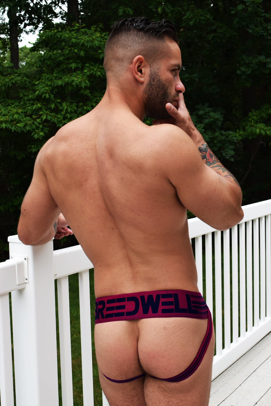 CUMDUMP JOCK - BURGUNDY - DealByEthan.gay loves Breedwell