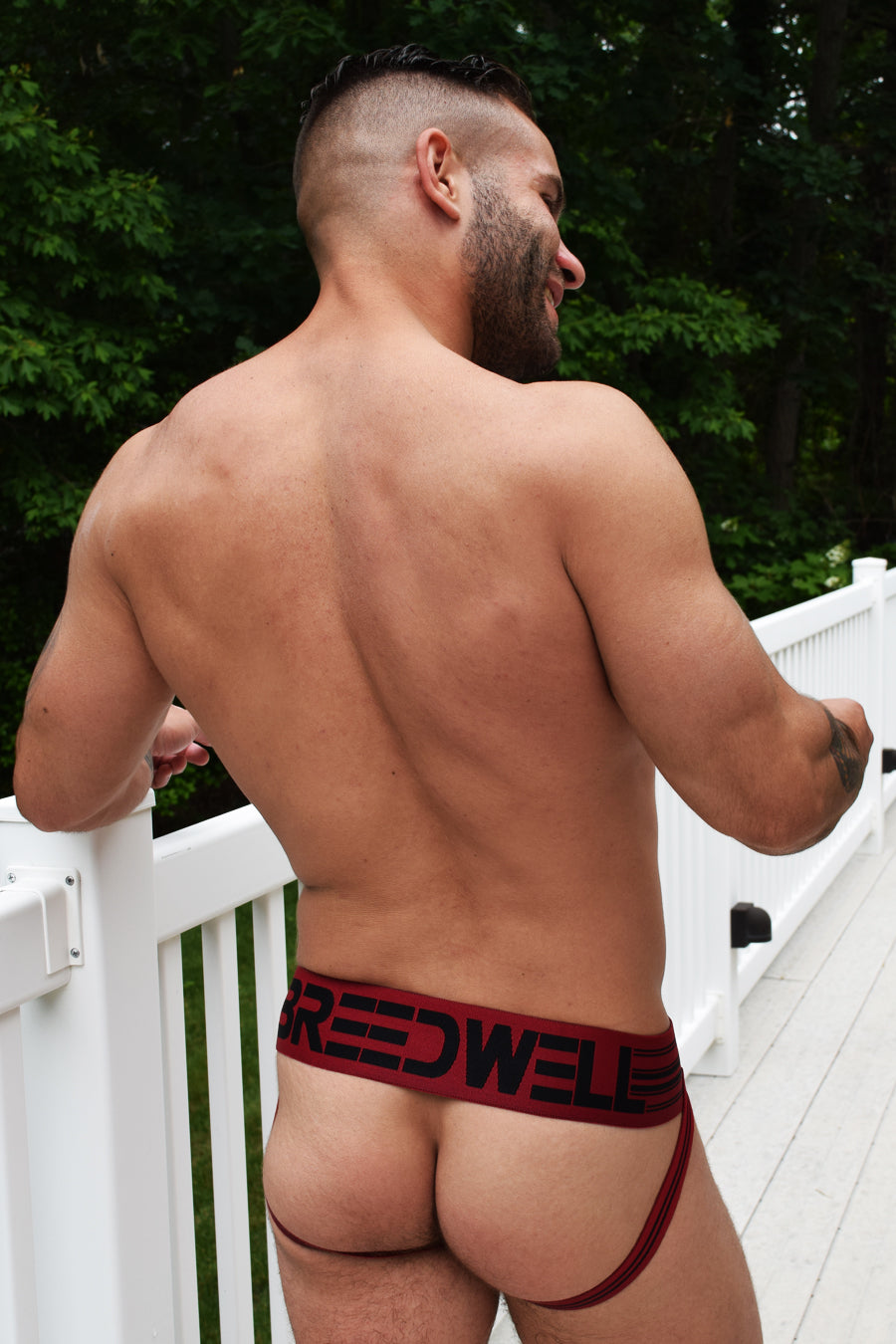 CUMDUMP JOCK - RED - DealByEthan.gay loves Breedwell