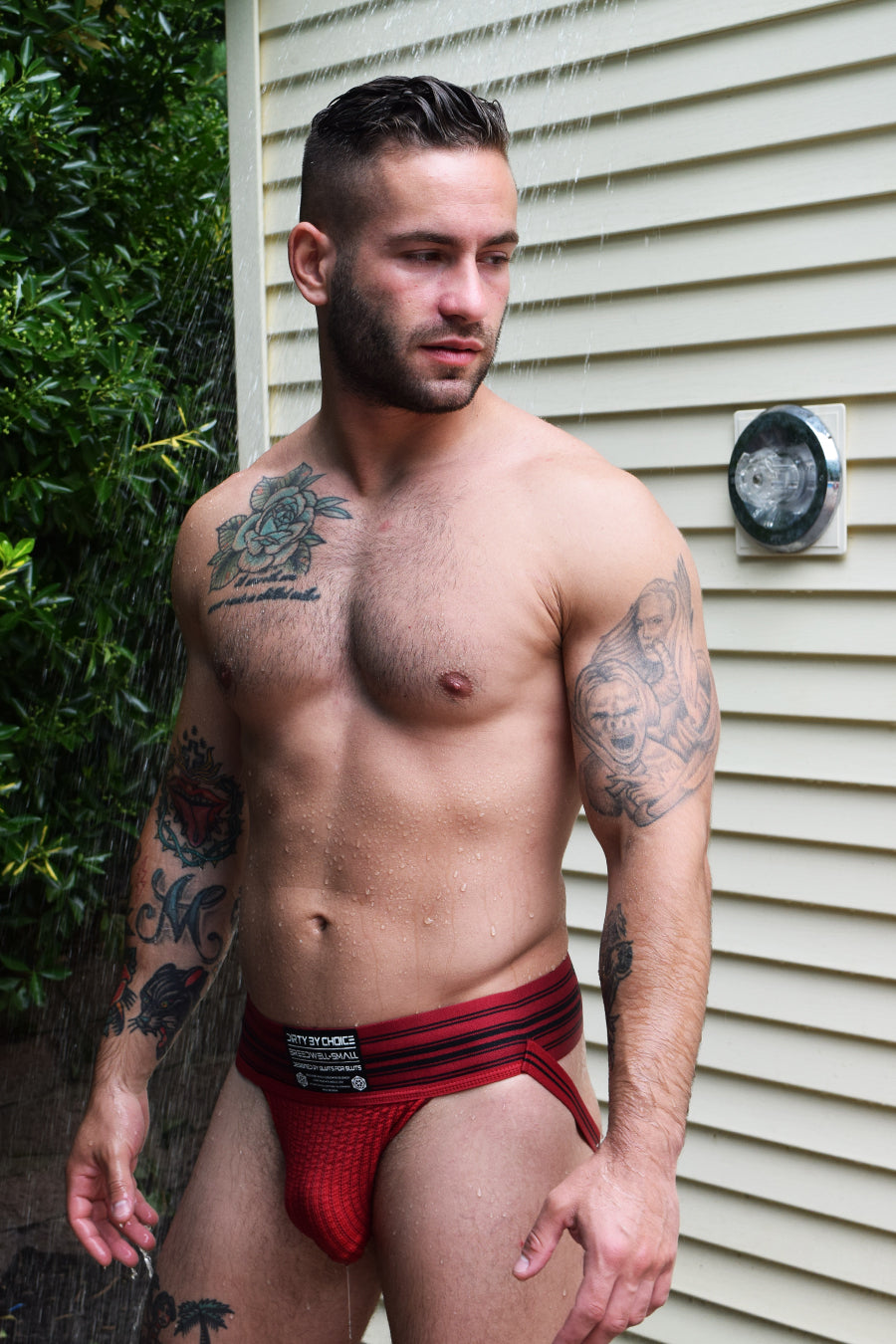 CUMDUMP JOCK - RED - DealByEthan.gay loves Breedwell