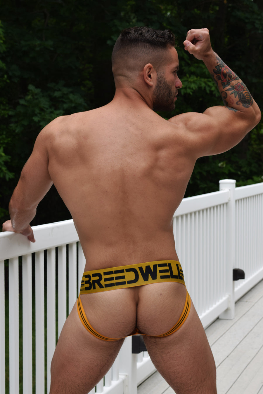 CUMDUMP JOCK - YELLOW - DealByEthan.gay loves Breedwell