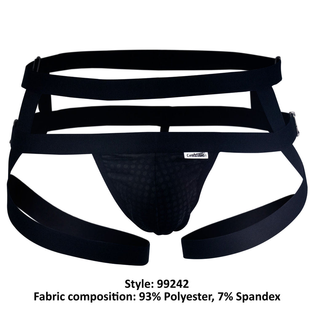 CandyMan 99242 Jockstrap Color Black - DealByEthan.gay loves CandyMan