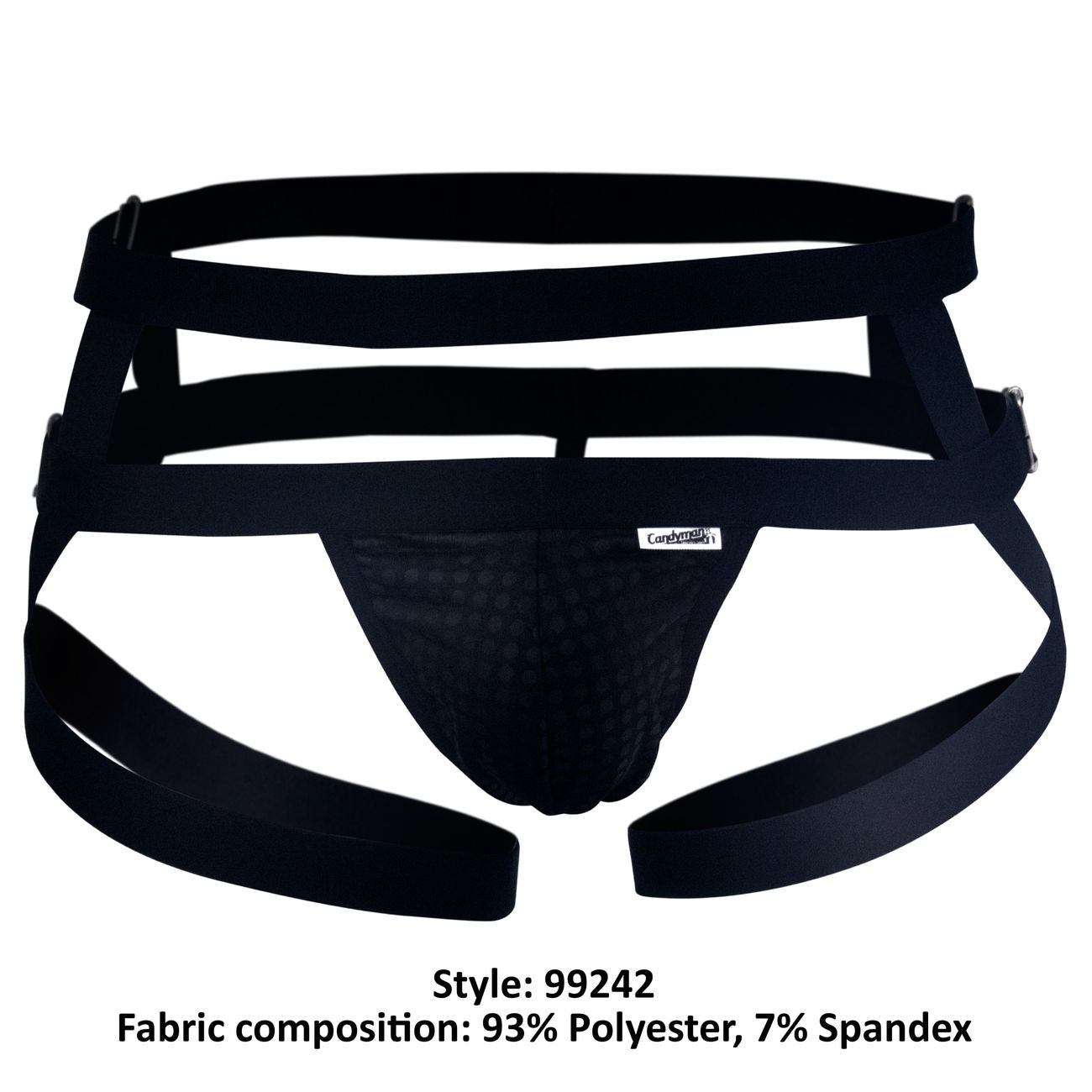 CandyMan 99242 Jockstrap Color Black - DealByEthan.gay loves CandyMan