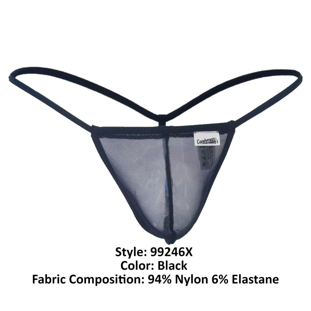CandyMan 99246X Thongs Color Black - DealByEthan.gay loves CandyMan