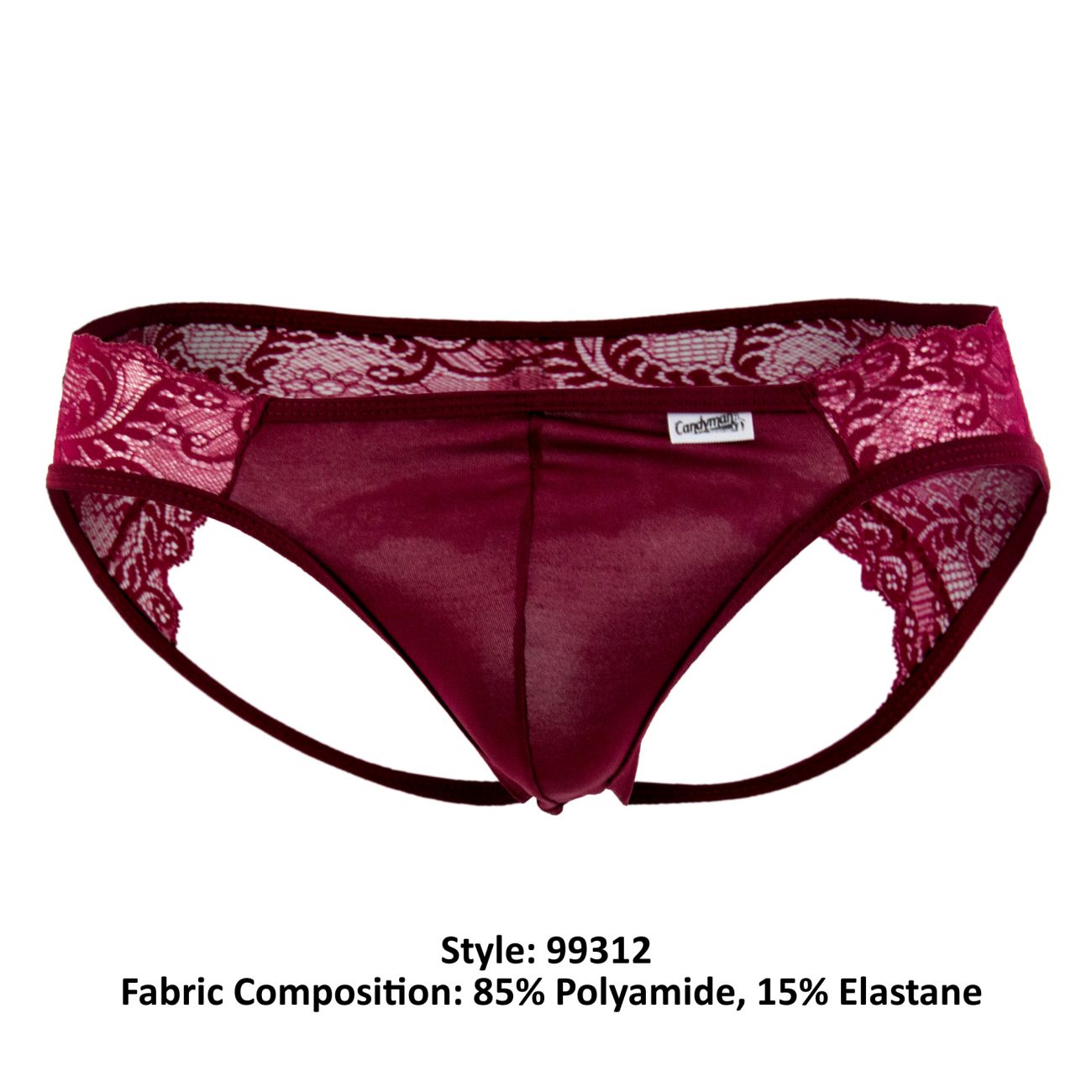 CandyMan 99312 Jockstrap Color Burgundy - DealByEthan.gay loves CandyMan
