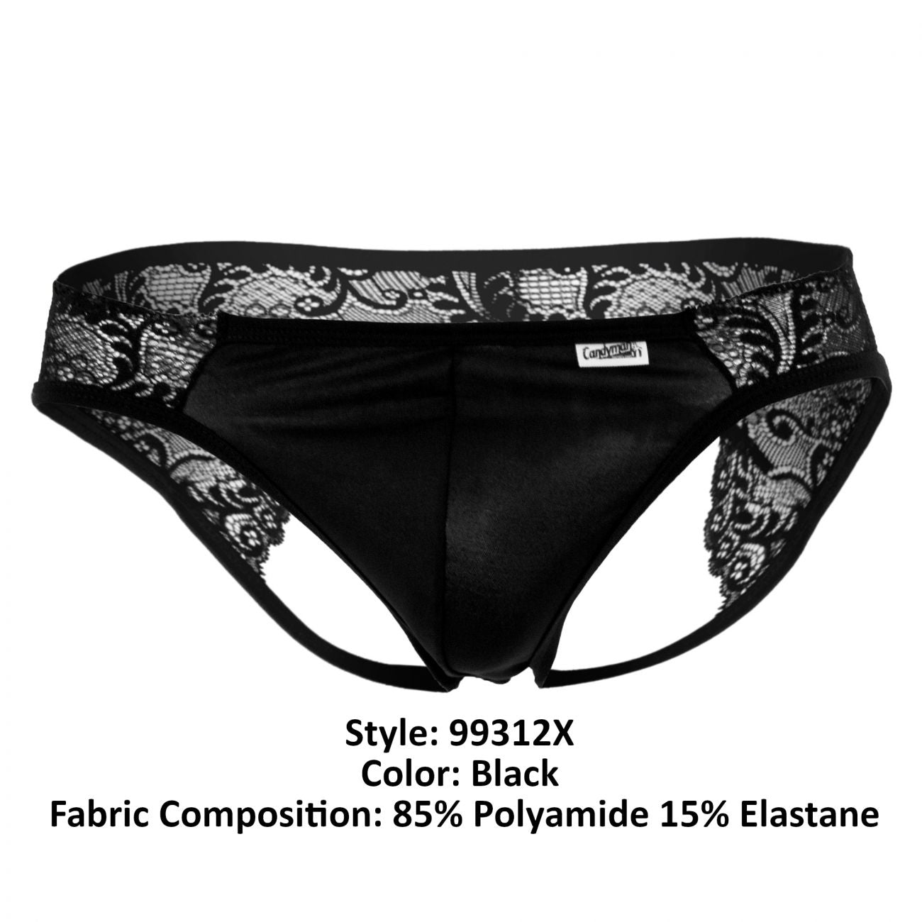 CandyMan 99312X Jockstrap Color Black - DealByEthan.gay loves CandyMan
