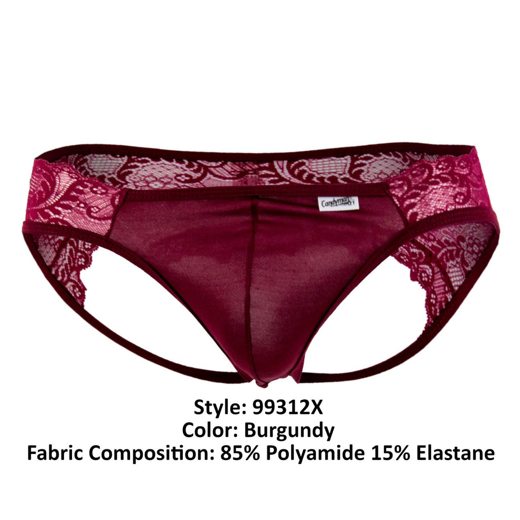 CandyMan 99312X Jockstrap Color Burgundy - DealByEthan.gay loves CandyMan