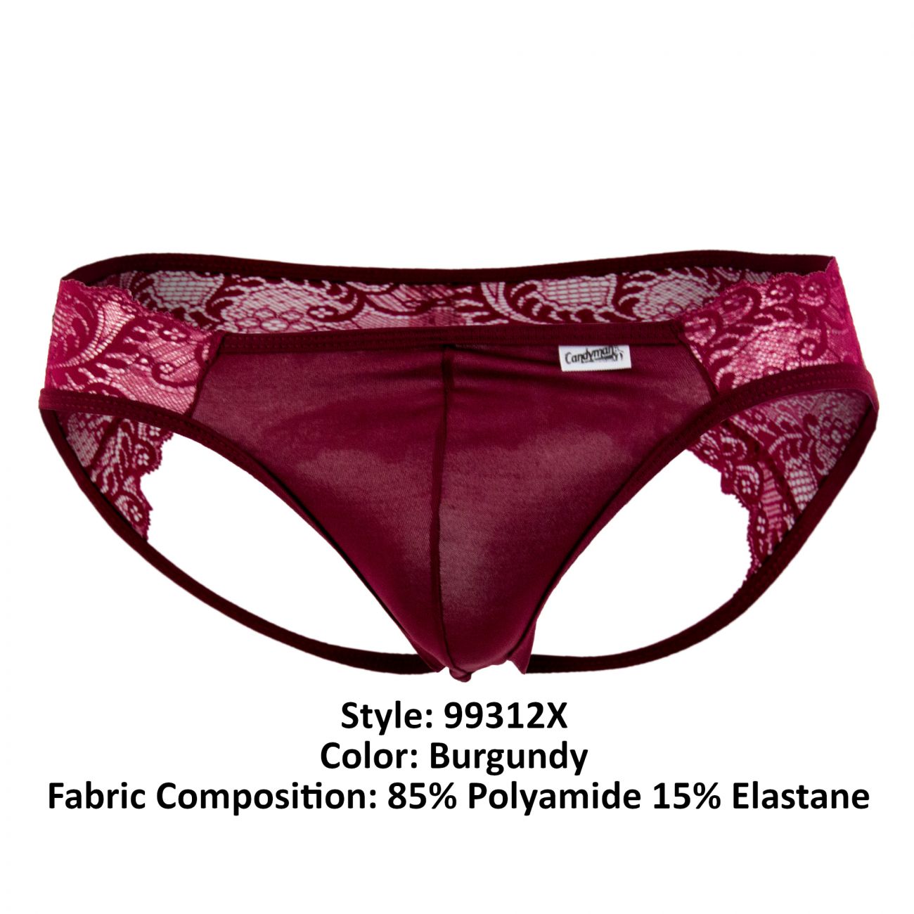 CandyMan 99312X Jockstrap Color Burgundy - DealByEthan.gay loves CandyMan