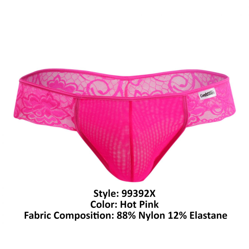 CandyMan 99392X Thongs Color Hot Pink - DealByEthan.gay loves CandyMan