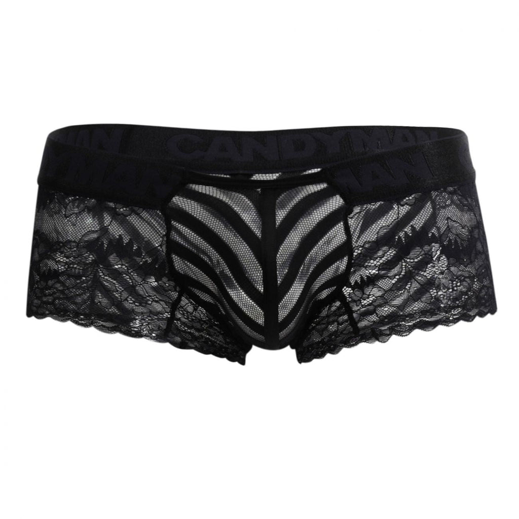 CandyMan 99393 Boxer Briefs Color Black - DealByEthan.gay loves CandyMan