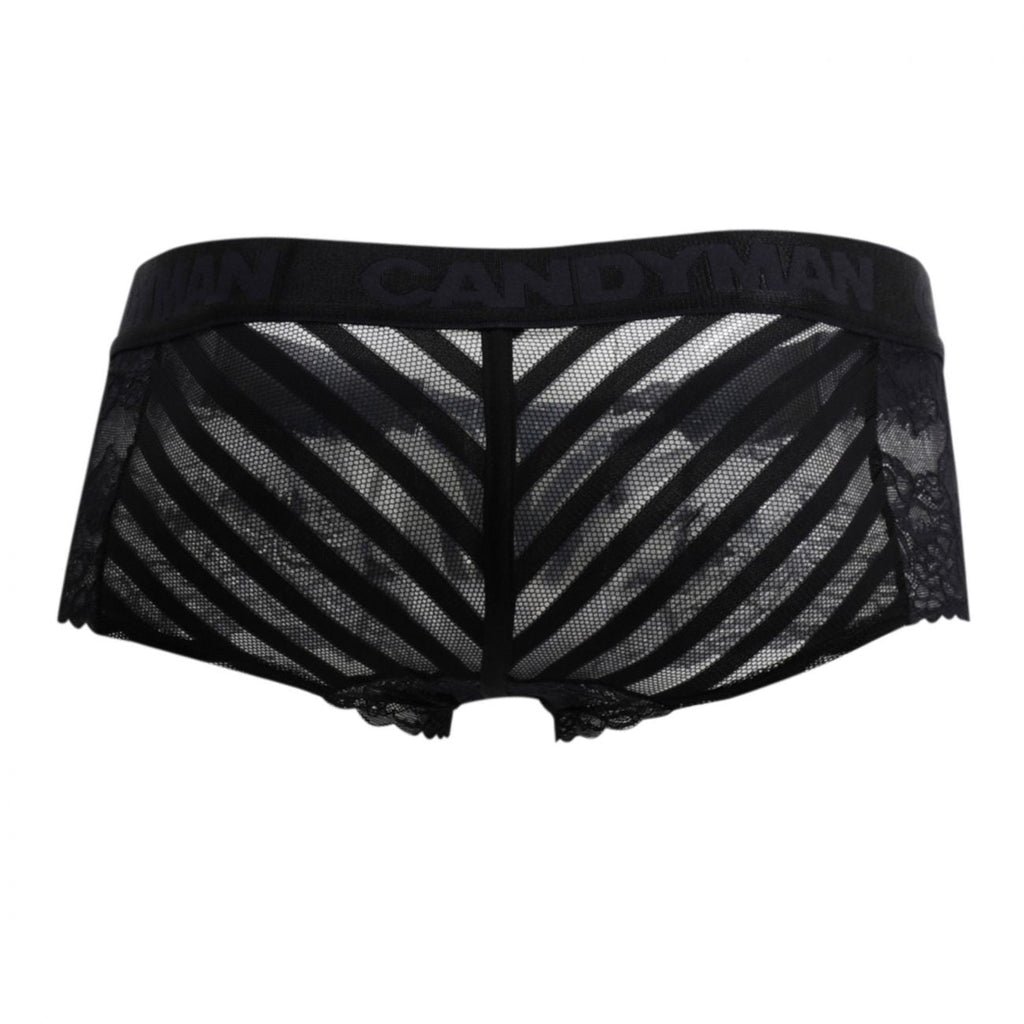 CandyMan 99393 Boxer Briefs Color Black - DealByEthan.gay loves CandyMan