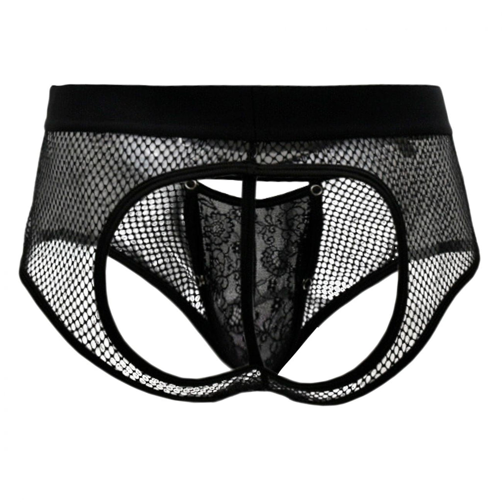 CandyMan 99414 Police Man Costume outfit Briefs Color Black - DealByEthan.gay loves CandyMan
