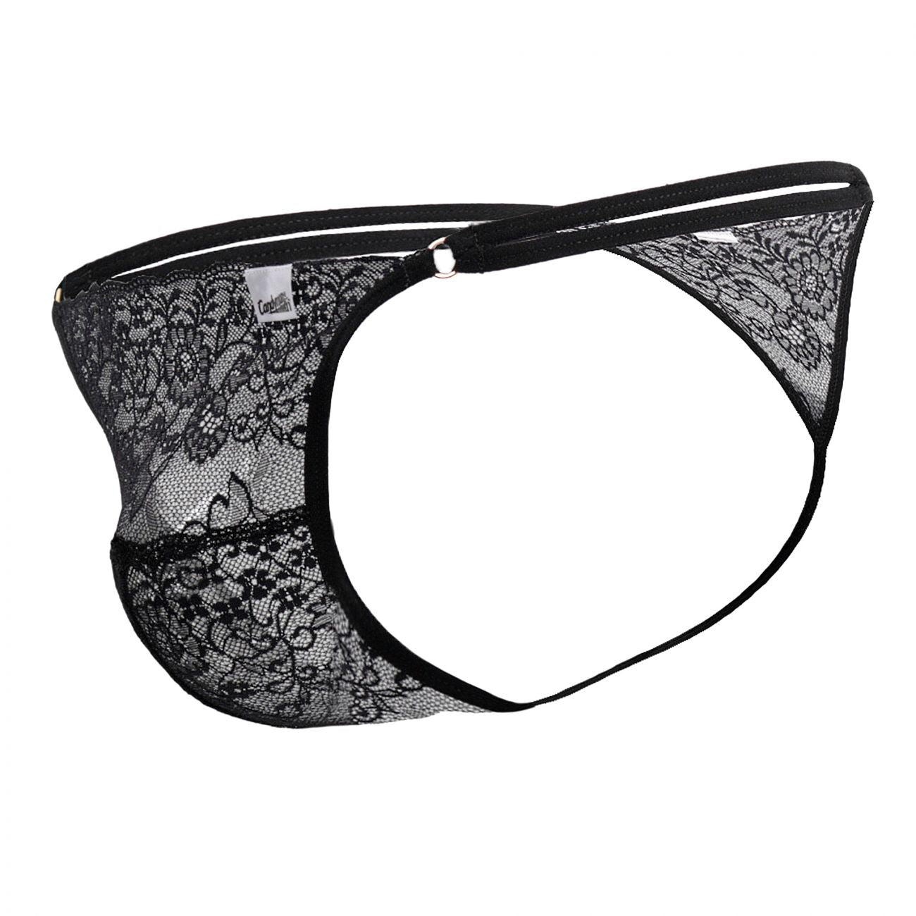 CandyMan 99421 Lace G-String Thongs Color Black - DealByEthan.gay loves CandyMan