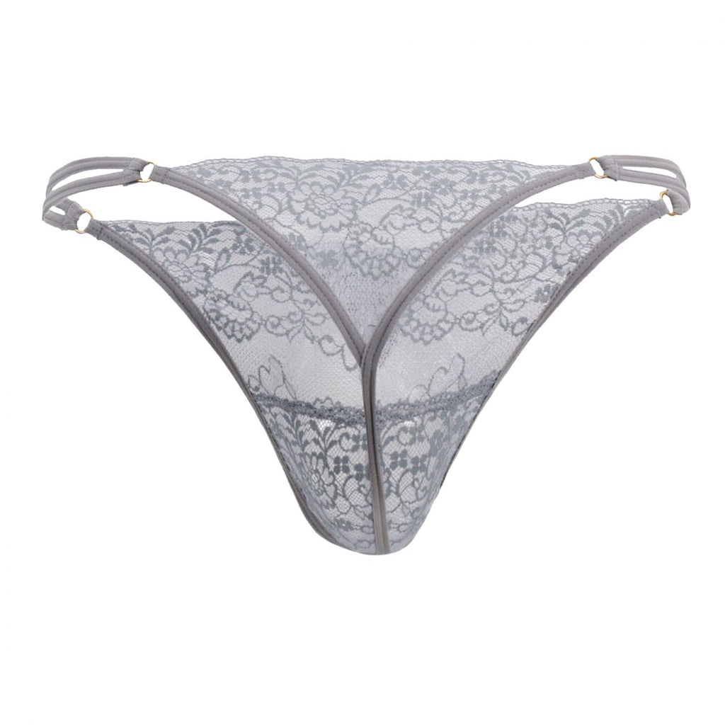 CandyMan 99421X Lace G-String Thongs Color Gray - DealByEthan.gay loves CandyMan