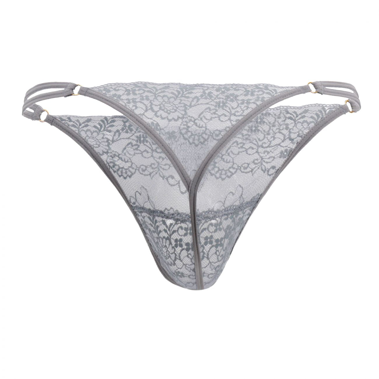 CandyMan 99421X Lace G-String Thongs Color Gray - DealByEthan.gay loves CandyMan