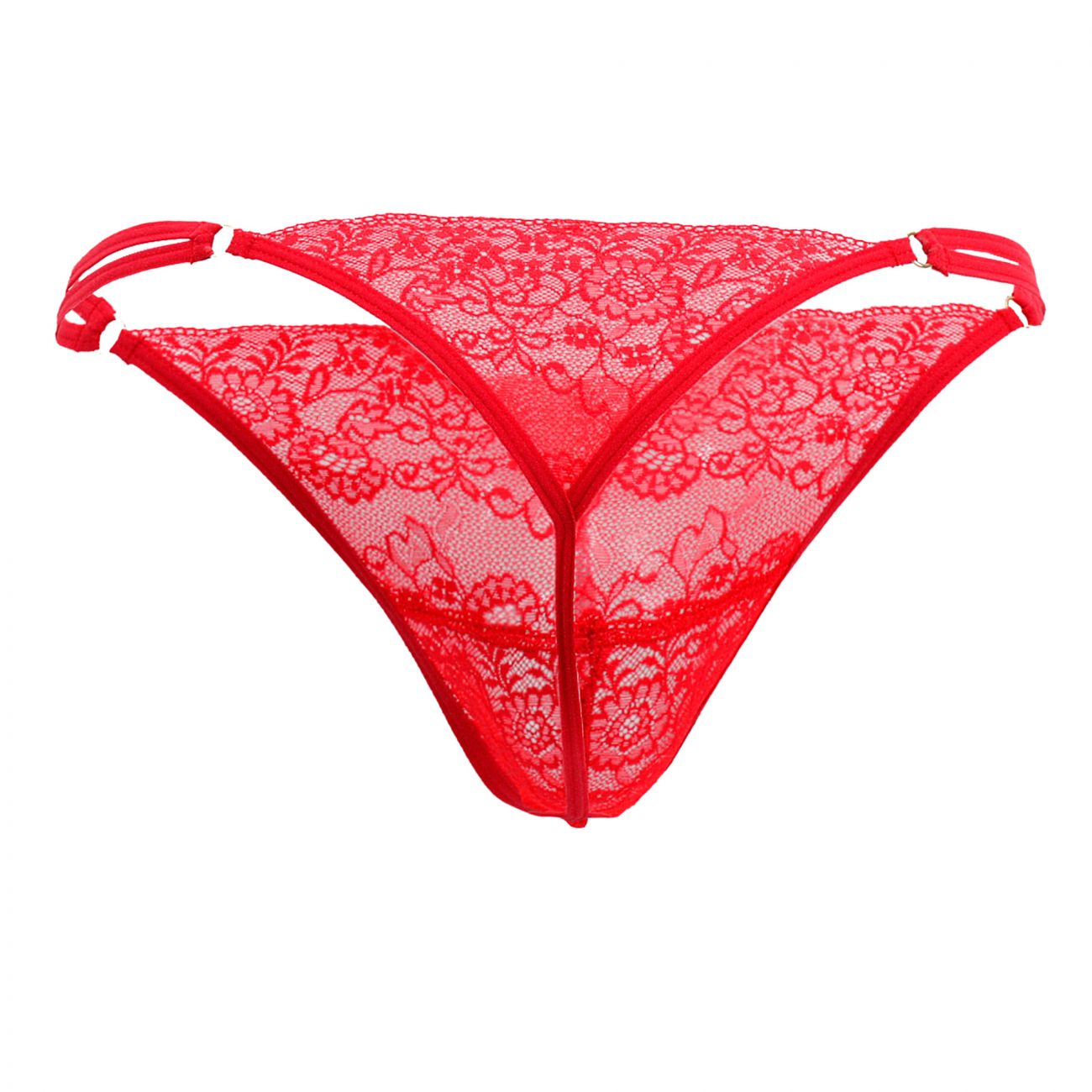 CandyMan 99421X Lace G-String Thongs Color Red - DealByEthan.gay loves CandyMan