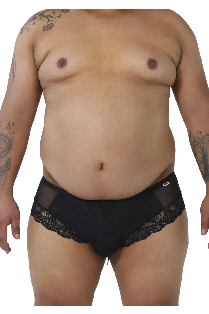 CandyMan 99462X Lace Briefs Color Black - DealByEthan.gay loves CandyMan