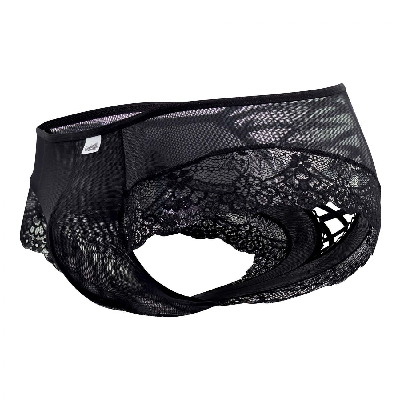 CandyMan 99462X Lace Briefs Color Black - DealByEthan.gay loves CandyMan