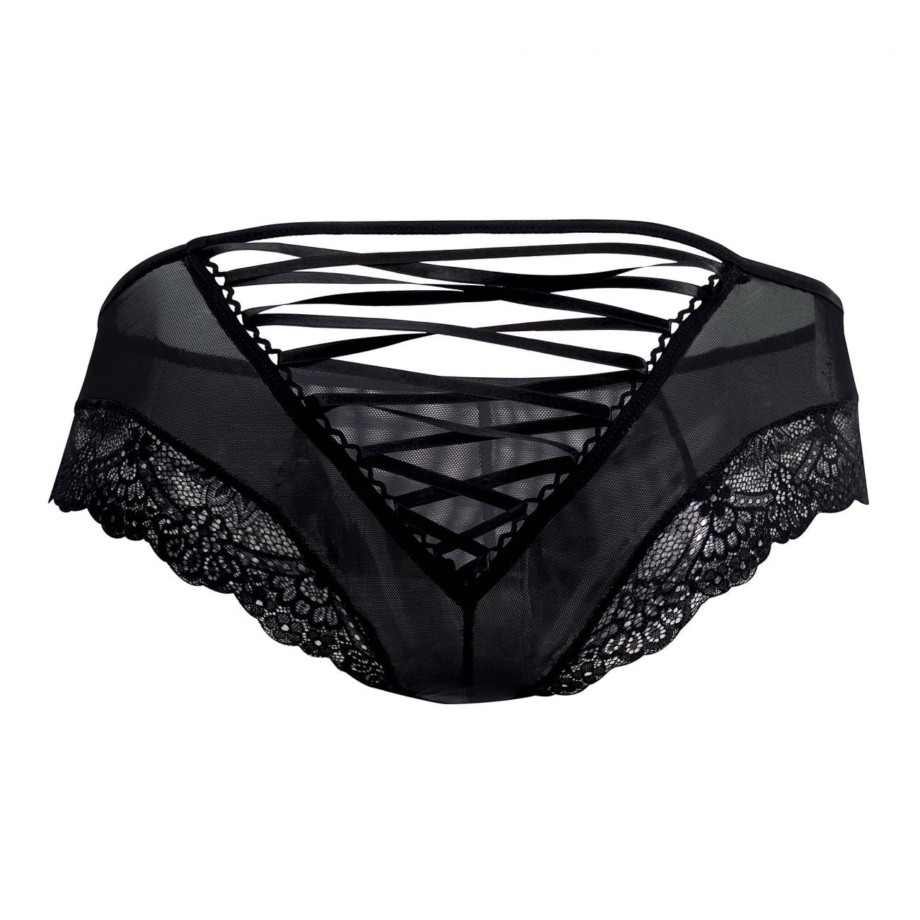 CandyMan 99462X Lace Briefs Color Black - DealByEthan.gay loves CandyMan