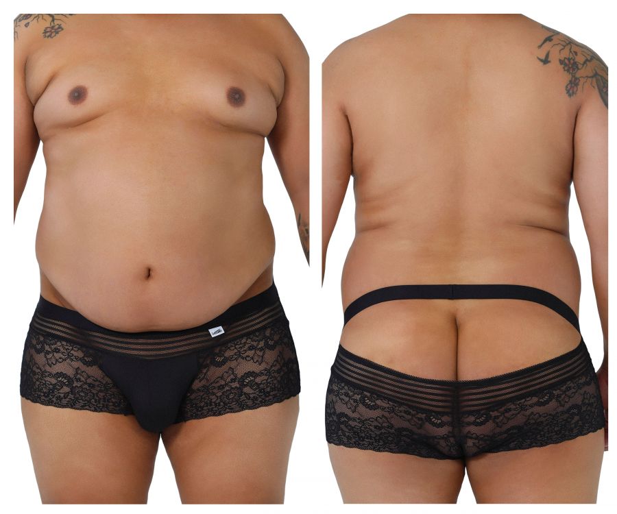CandyMan 99466X Lace Briefs Color Black - DealByEthan.gay loves CandyMan
