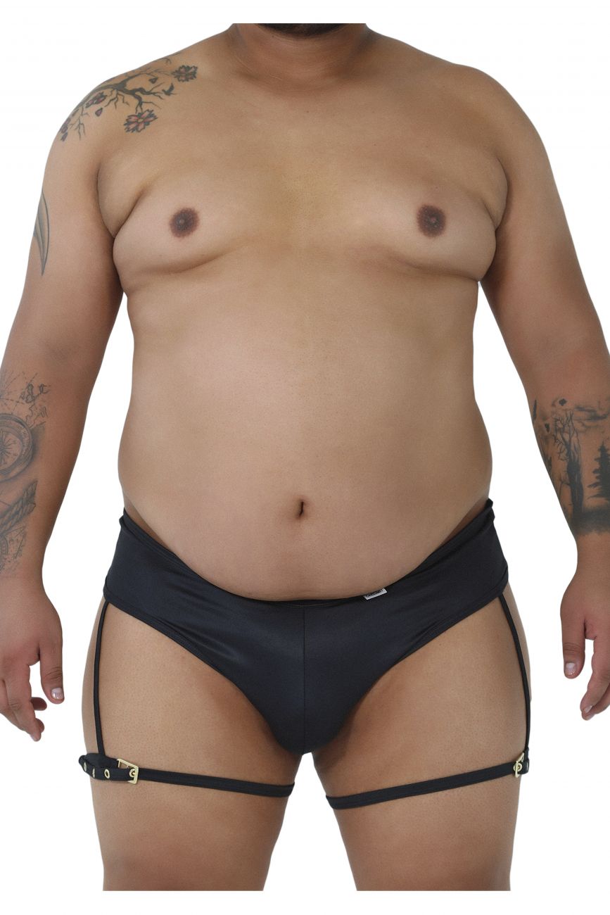 CandyMan 99468X Garter Briefs Color Black - DealByEthan.gay loves CandyMan