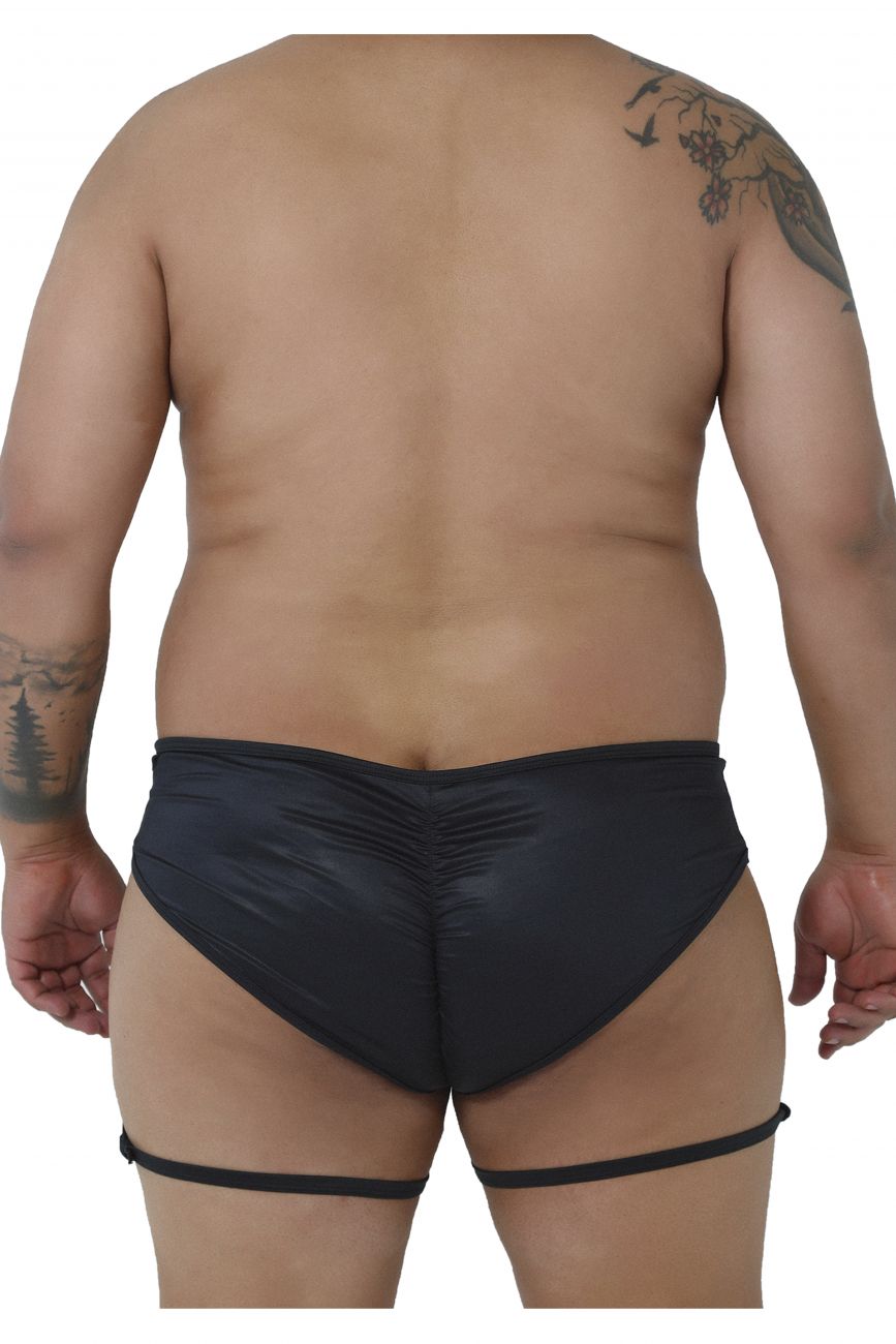 CandyMan 99468X Garter Briefs Color Black - DealByEthan.gay loves CandyMan