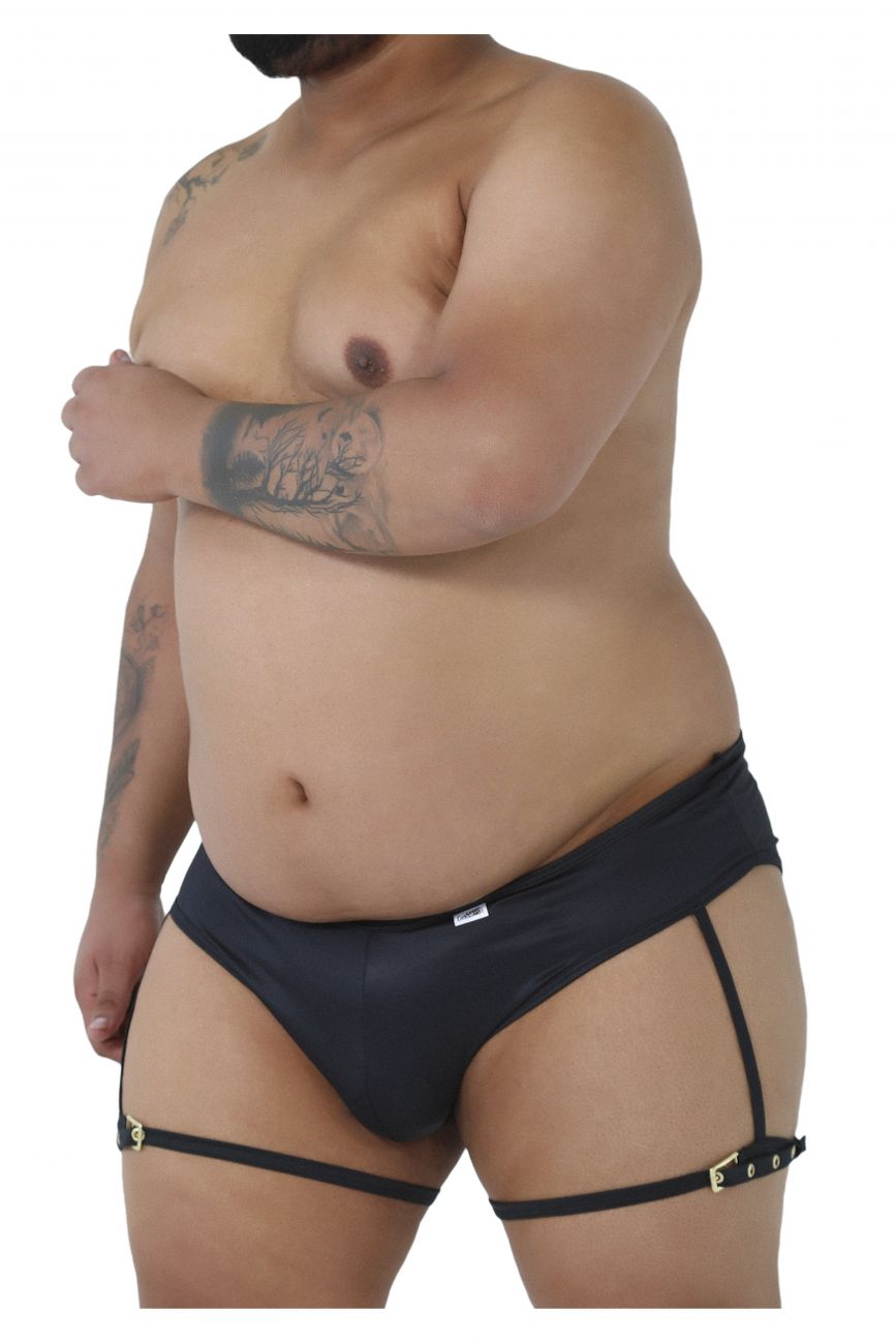 CandyMan 99468X Garter Briefs Color Black - DealByEthan.gay loves CandyMan
