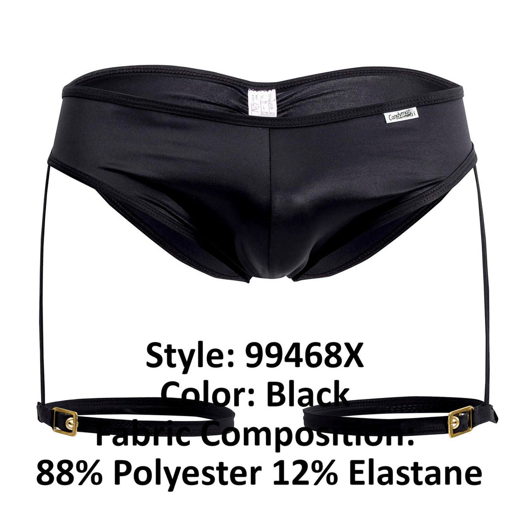 CandyMan 99468X Garter Briefs Color Black - DealByEthan.gay loves CandyMan