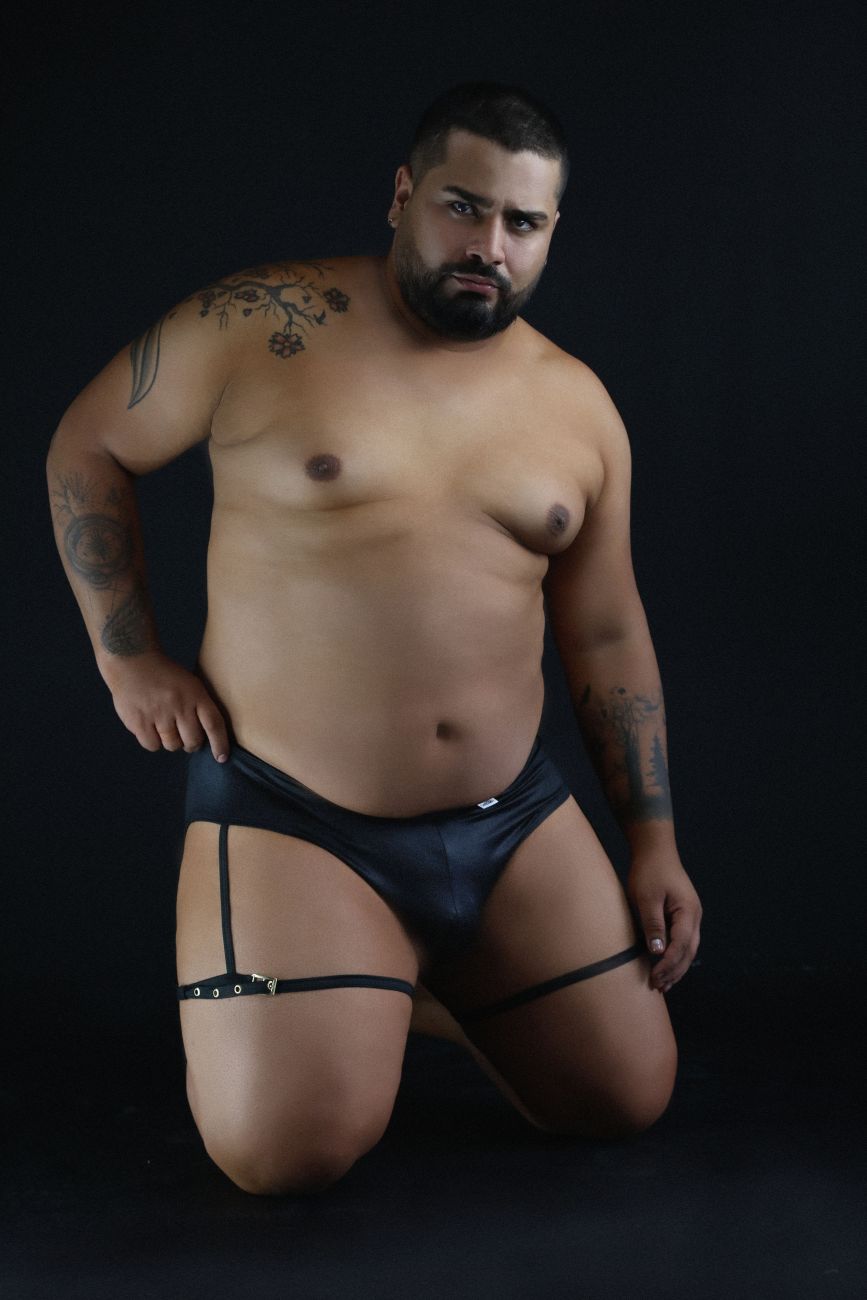 CandyMan 99468X Garter Briefs Color Black - DealByEthan.gay loves CandyMan