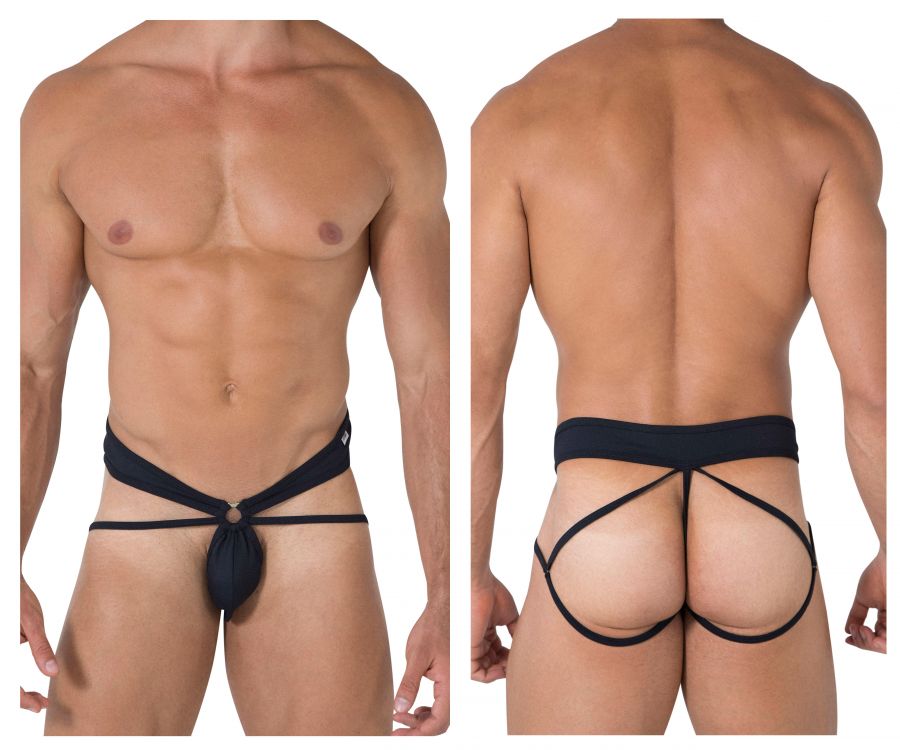 CandyMan 99478 Jockstrap Thongs Color Black - DealByEthan.gay loves CandyMan