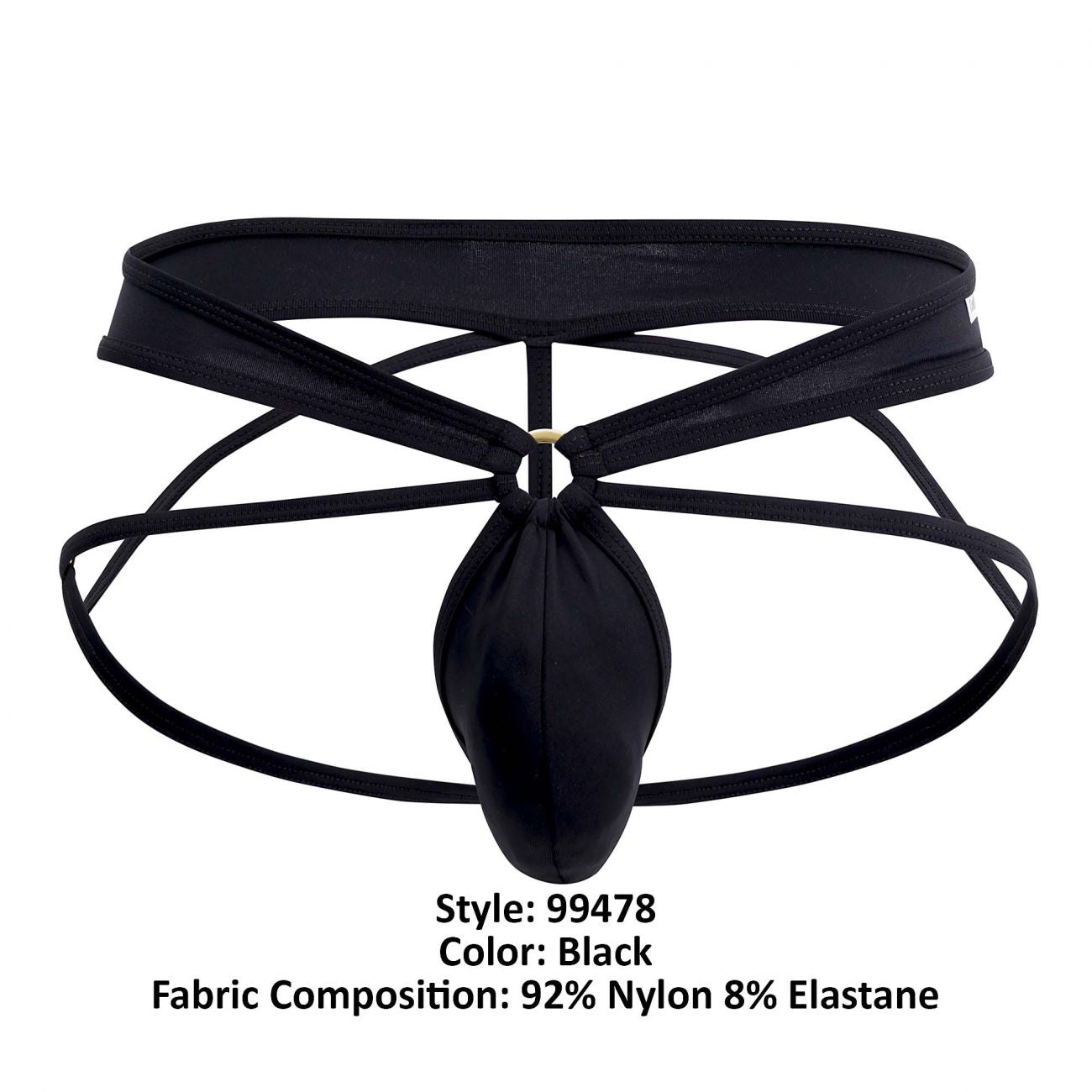 CandyMan 99478 Jockstrap Thongs Color Black - DealByEthan.gay loves CandyMan