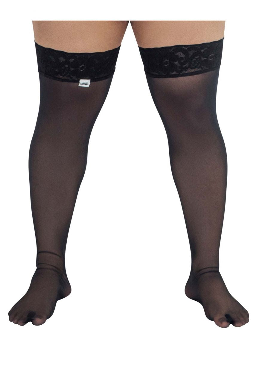 CandyMan 99533X Mesh Thigh Highs Color Black - DealByEthan.gay loves CandyMan