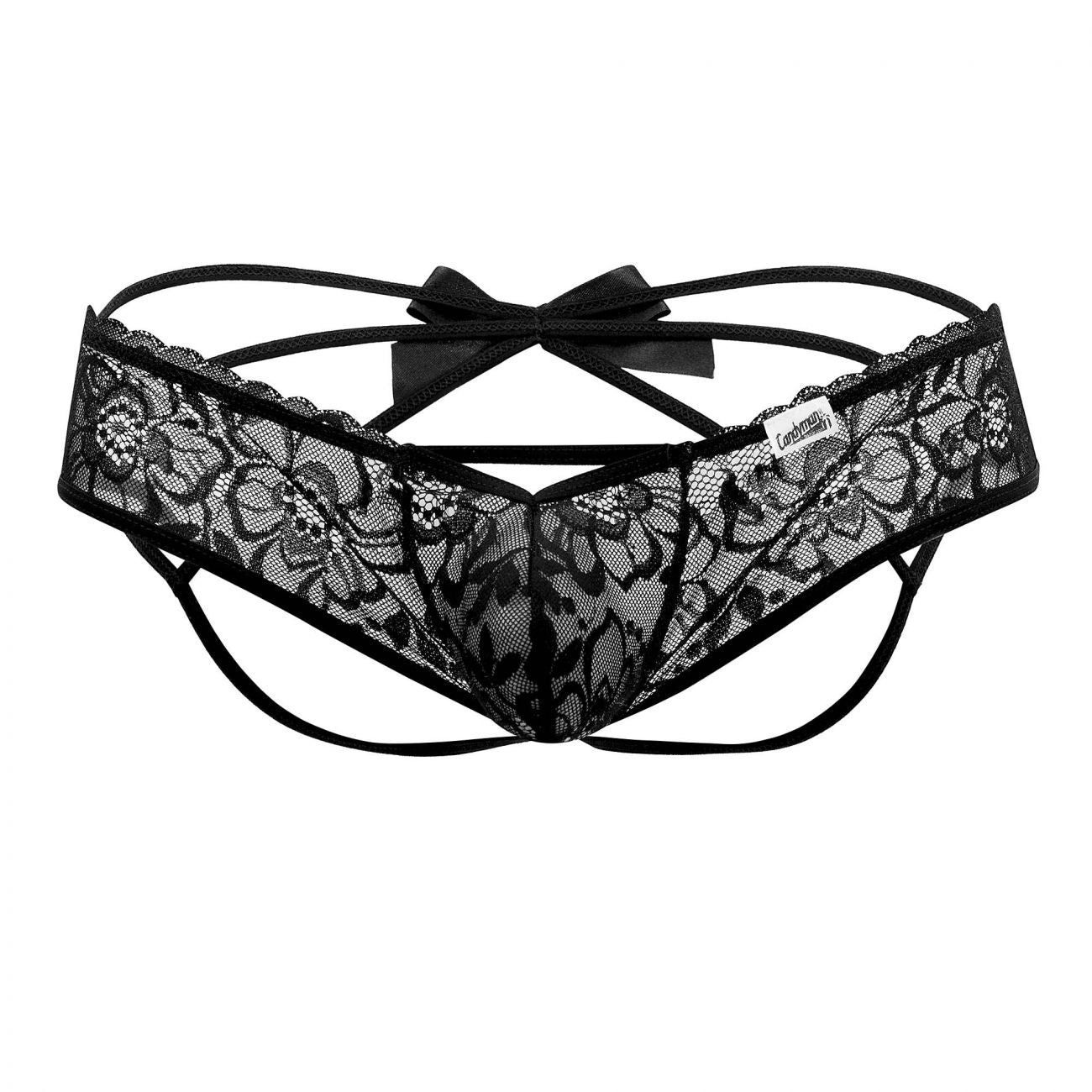 CandyMan 99535 Bow Jockstrap Color Black - DealByEthan.gay loves CandyMan