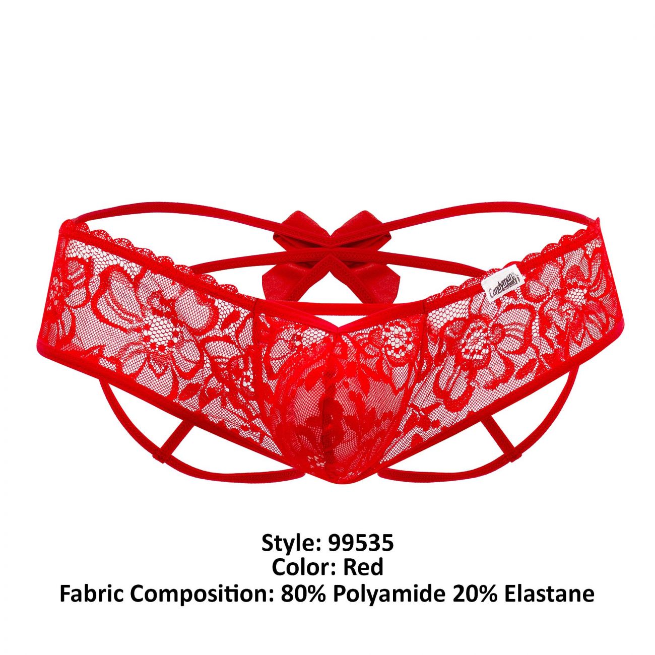 CandyMan 99535 Bow Jockstrap Color Red - DealByEthan.gay loves CandyMan